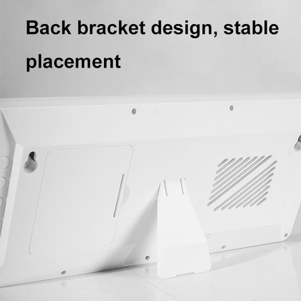 Seinäkello LCD 34cm (White)