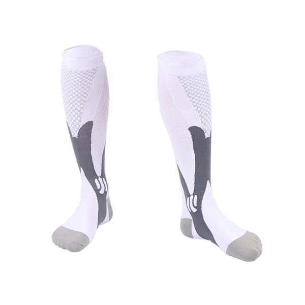 Kompressiosukka L / XL(White)