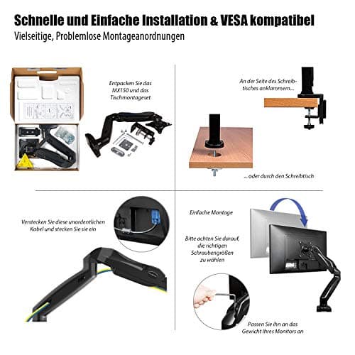 Monitoriteline säädettävä 17"-27"