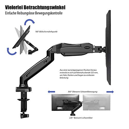 Monitoriteline säädettävä 17"-27"