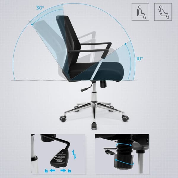 Toimistotuoli 150 kg Polyester