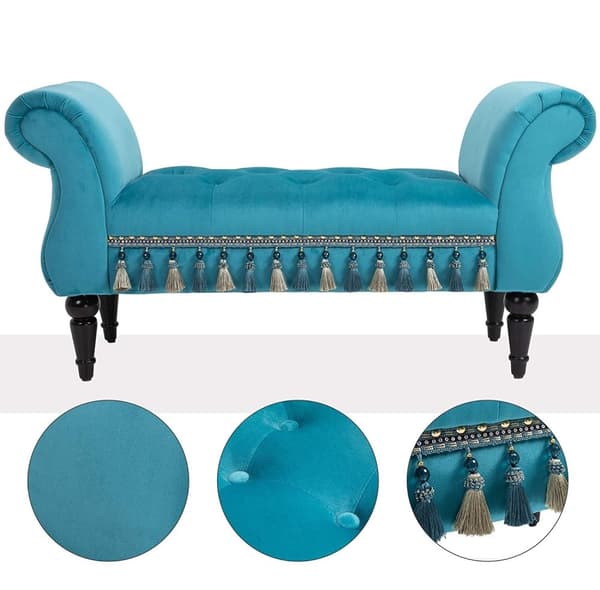 Luxus istuinpenkki Vintage 117 cm 150 kg Blue