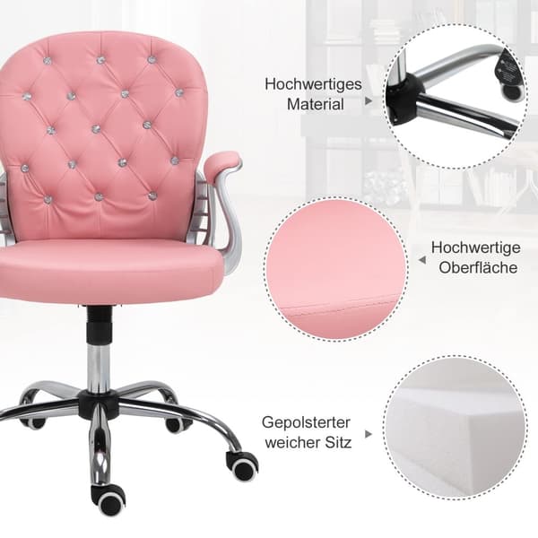 Toimistotuoli Elegance Rosa