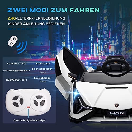 Lamborghini SIAN sähköauto 12V