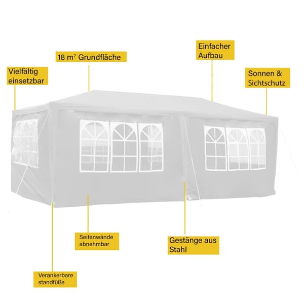 Paviljonki 6x3 m