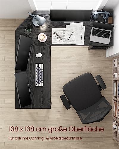 Kirjoituspöytä L-Shape 138 cm