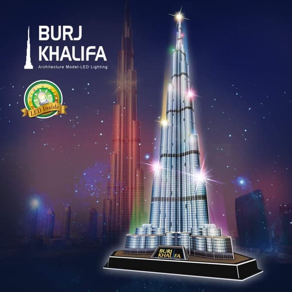 Dubai Burj Khalifa Led pienoismalli