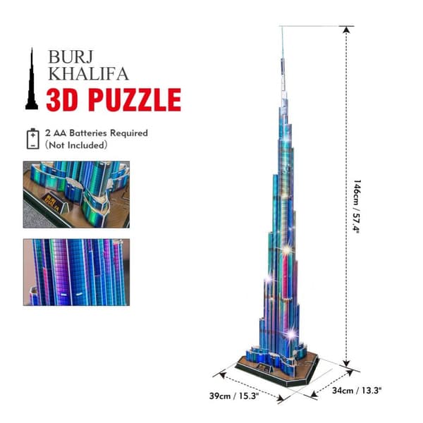 Dubai Burj Khalifa Led pienoismalli