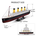 Pikkukuva 8 / 8: RMS Titanic Led 88 cm pienoismalli