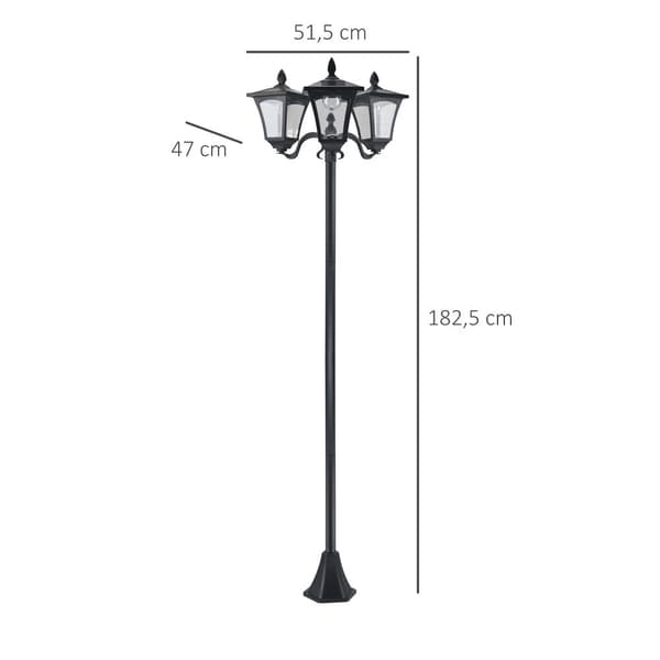 Lyhtypylväs 180 cm