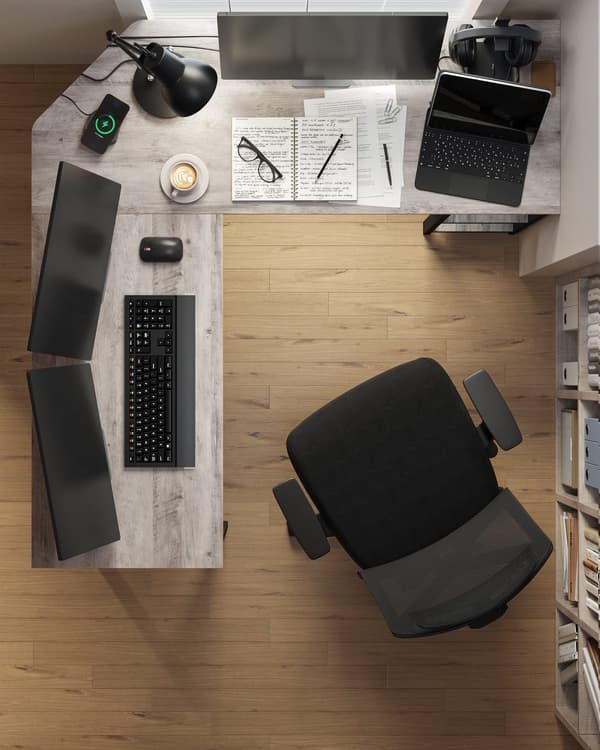 Kirjoituspöytä L-Shape 138 cm