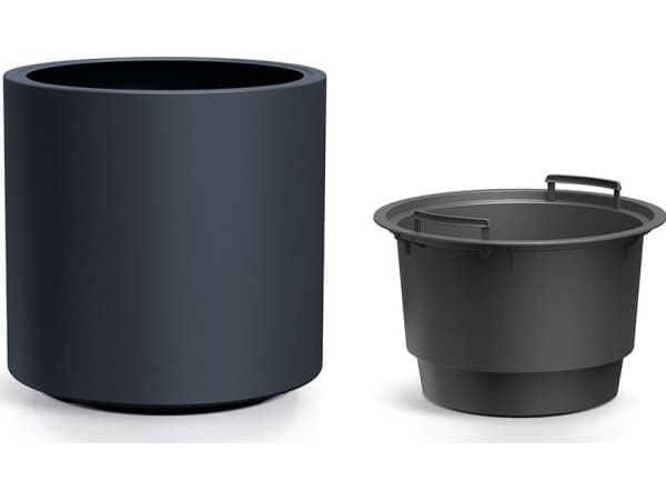 Trädgårdskruka passande Heos 46,8 x 46,8 x 45 cm antracit PROSPERPLAST