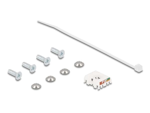 Delockin D-tyypin RJ45-paneeliliitin LSA-liitännällä Cat.6A STP (67063)