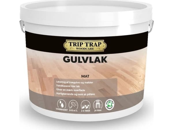 TRIP TRAP Lattialakka matta väritön 4,5L