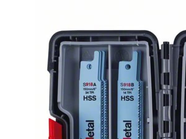 Bosch 2 607 010 901, Puukkosahanterä, Metalli, Puu, Musta, Harmaa, 15 kpl