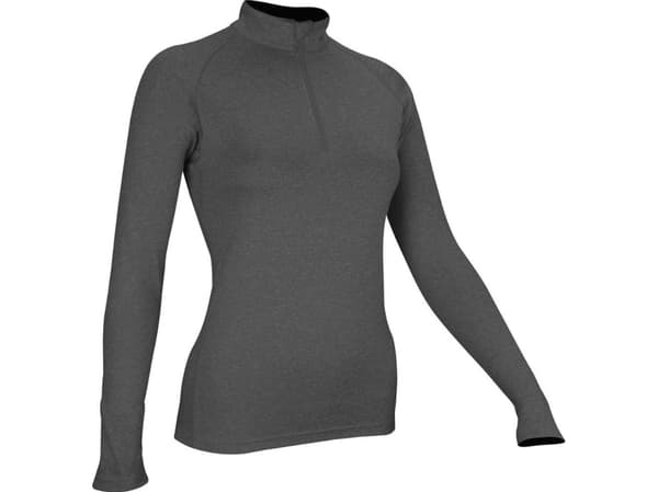 Avento T-shirt for women AVENTO 33VG ANM 44 Anthracite melange/Silver