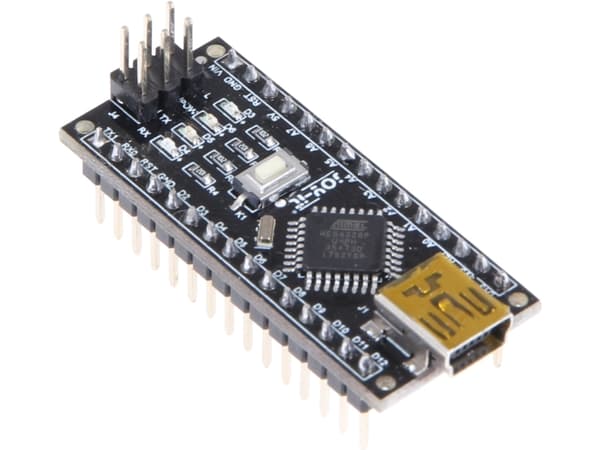 Joy-iT ARD-NANOV3, Mikrokontroller, Arduino, Arduino, Sort, 7-12 V, 18 mm