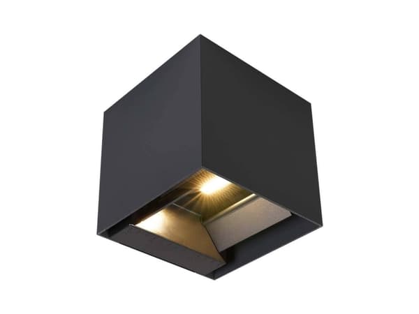 V-TAC VT-11109-B 11885 Solcelle-udendørs vægbelysning med bevægelsessensor LED (RGB) 9 W Sort