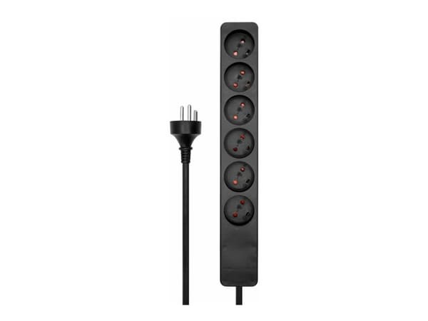 Microconnect MC-GRU0610DKB, 10 m, Indoor, Type K, Type K, Straight, Black
