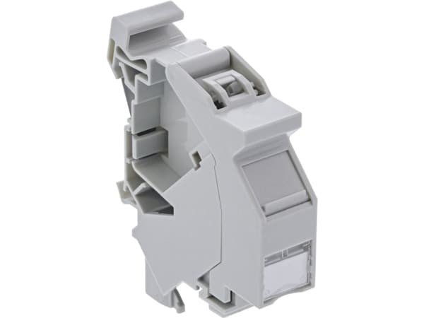 InLine 76203D, Vinklad, Grå, Cat6a, Metall, Plast, 10 - 70 ° C, -40 - 70 ° C