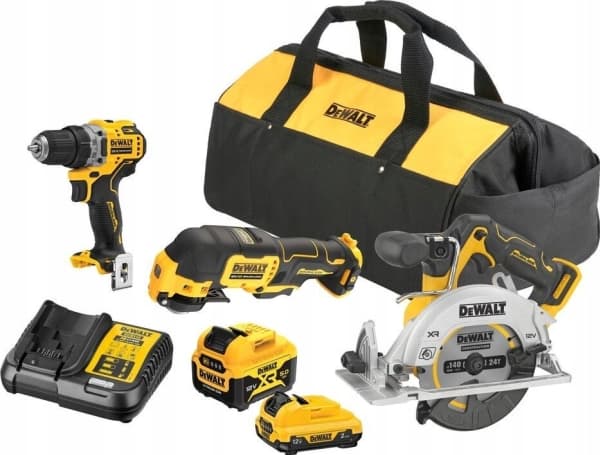 Dewalt DEWALT COMBO 12V sähkötyökalusarja DCK317P1D1 (DCD701 + DCS353 + DCS512) 1x5.0Ah 1x2.0Ah TORKKI