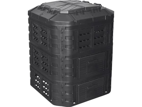 Qbrick Modular komposter 860L sort PATRULJEGRUPPE