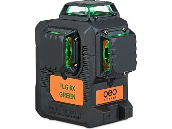 Monilinjalaser 3x360° vihreä Geo-Fennel FLG 6X-Žalias Geo-Fennel FLG 6X-Žalias musta, Oranssi