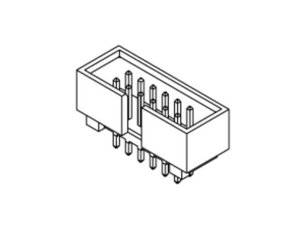 Molex Inbyggd stiftlist (standard) 702463402 1 st Fack