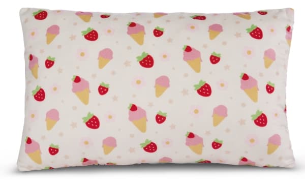 NICI 49448, Beige, Blå, Multifärg, Rektangulär, Plysch, Polyester, Dekorationskudde