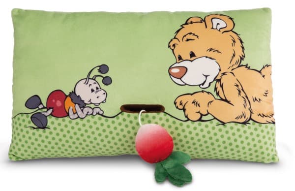 NICI 49449, Flerfarget, Rektangulær, Plysh, Dekorativ pute