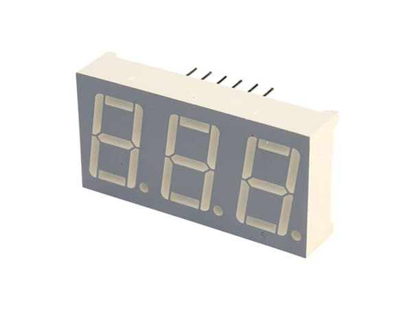 Kingbright 7-segmentsdisplay Grön 2,2 V