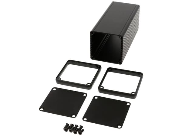 Hammond Electronics 1455CS1201BK Yleiskotelo Alumiinista suulakepuristettu musta 1 kpl 1 kpl