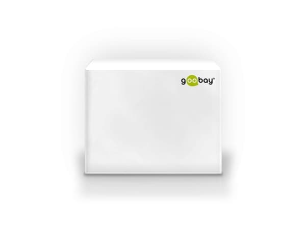 Goobay 55771, Monteringssats, Vägg, Vit, 60360, 60361, 60362, 60364, 84 mm, 52 mm