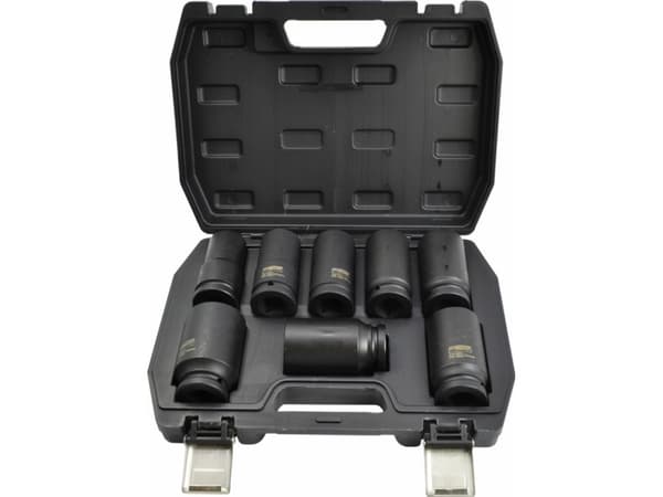 AWTOOLS IMPACT SOCKET SET 3/4" 8pcs. LONG BLACK LINE