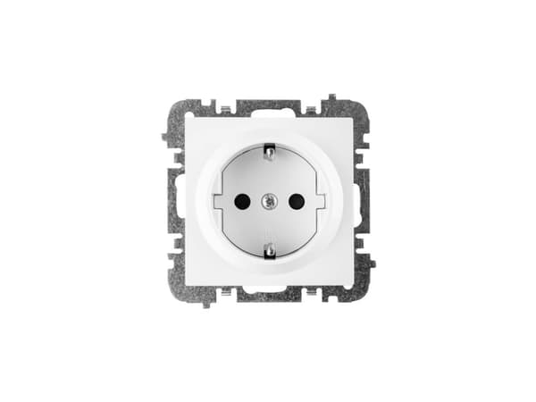 Elektroplast Schuko Socket White