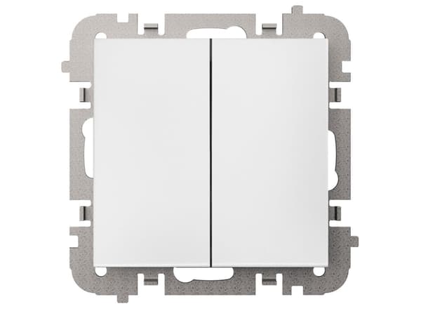 Elektroplast Double Pole Switch White