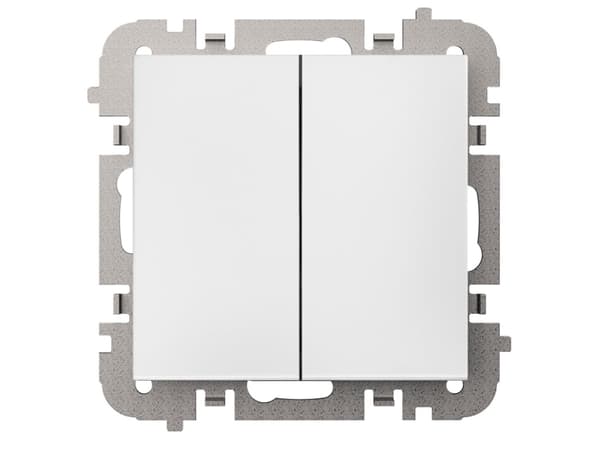Elektroplast Double Pole Switch White