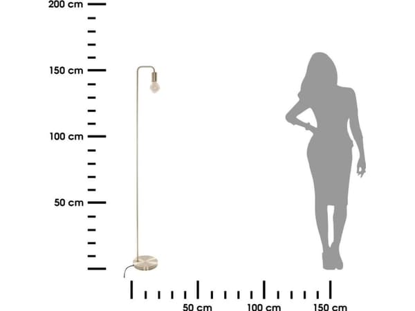 Atmosphera lattiavalaisin Kupari lattiavalaisin Keli 150 cm