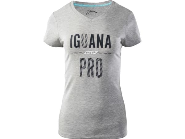 Iguana Women's Laren Light Grey Melange/Letters T-shirt r. S