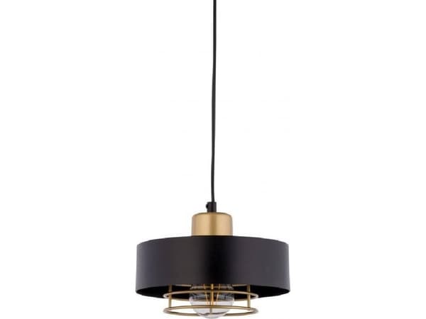 Sigma POKER pendellampa 32060 Sigma loftarmatur rund metallpendellampa svartguld