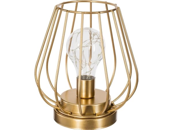 Atmosphera bordslampa LED-trådslampa med glödlampa 17 cm