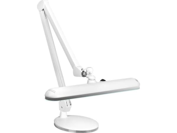 Activeshop LED VERKSTEDLAMPE ELEGANTE 801-S MED STANDARD HVIT STATIV