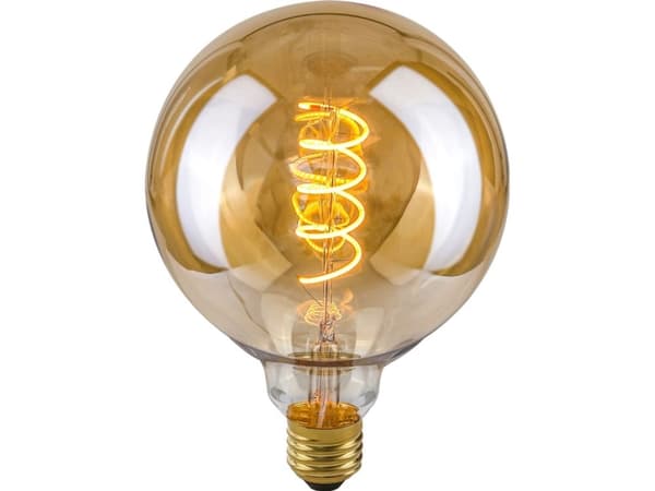 Italux Amber Edison pære E27 4W varm Italux LED LDS-G125-SA