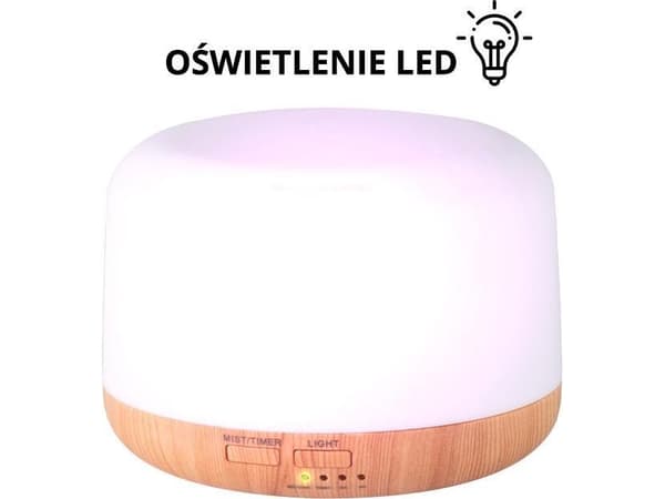Activeshop aroma diffuser AROMA DIFFUSER LUFTFUKTER SPA 01 LIGHT WOOD 300ML + TIMER