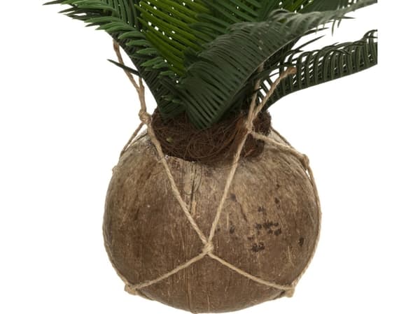 Atmosphera Konstgjord palm i kokosnötskruka
