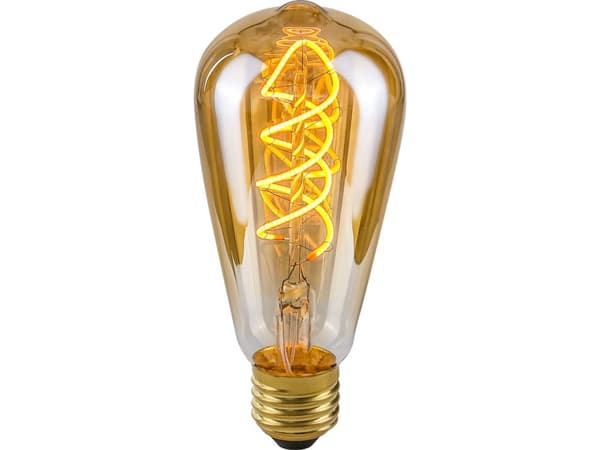 Italux Amber dekorativ glödlampa E27 4W varm Italux LED LDS-ST64-SA