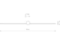 Miniatyrbilde 3 av 5: Nowodvorski vegglampe over bildet PIN 8128 vegglampe 10W 4000K svart stripe