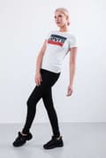 Pikkukuva 3 / 4: Levi`s THE PERFECT TEE 0297 SPORTSWEAR LOGO WHITE - XS - damskie - biały
