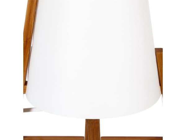 Atmosphera bordslampa Brun bambu Gong nattlampa 32 cm