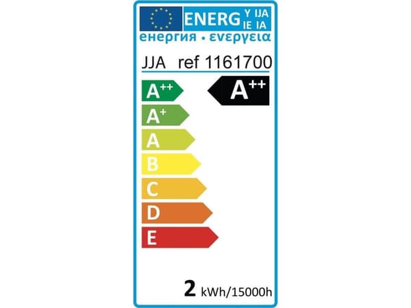 Atmosphera Amber Straight 2W E27 LED-lampa